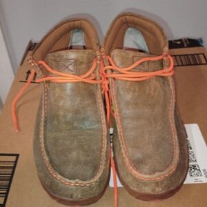 Twisted X driving chucka boot.